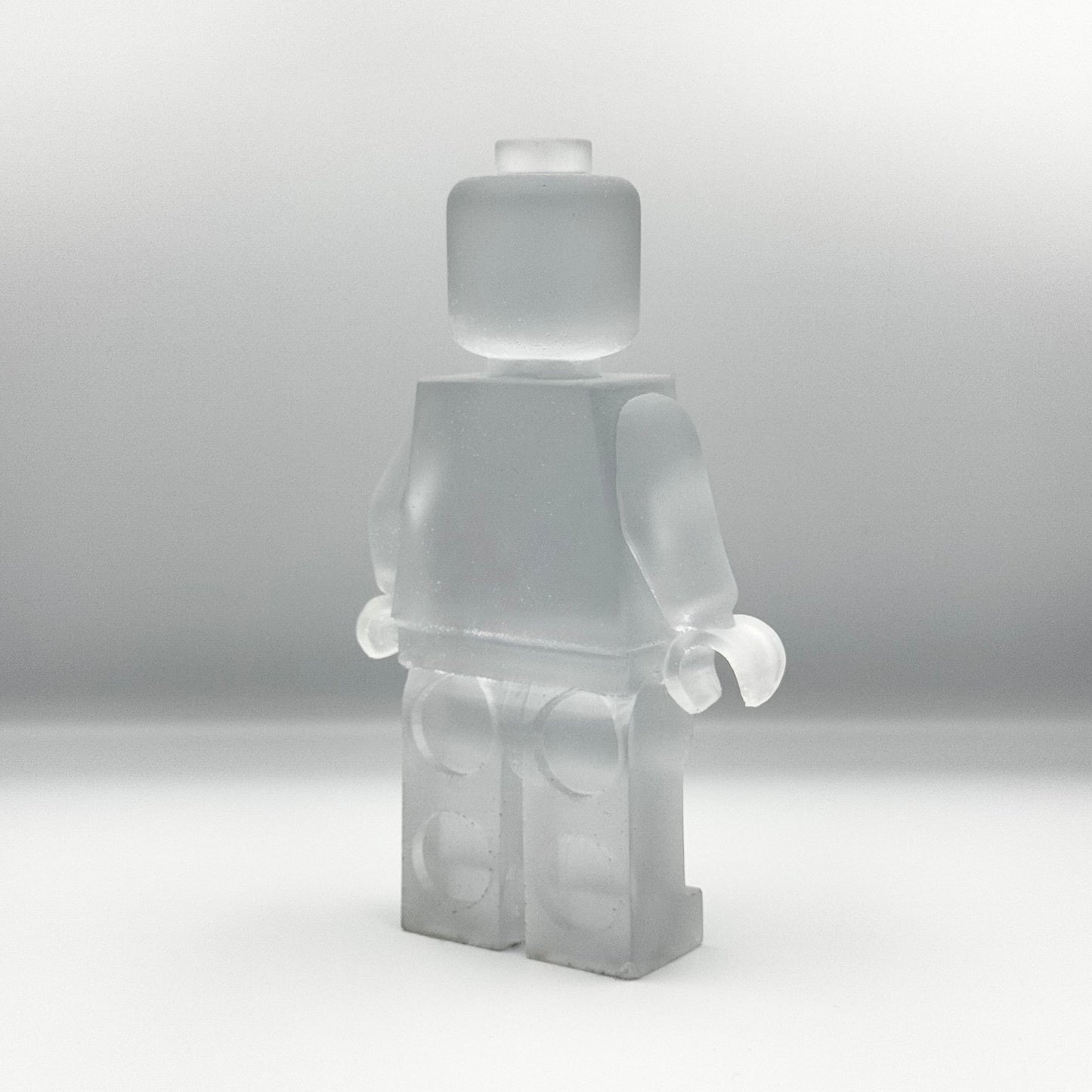 lego man sculpture back side