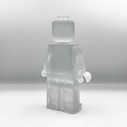 lego man sculpture back side